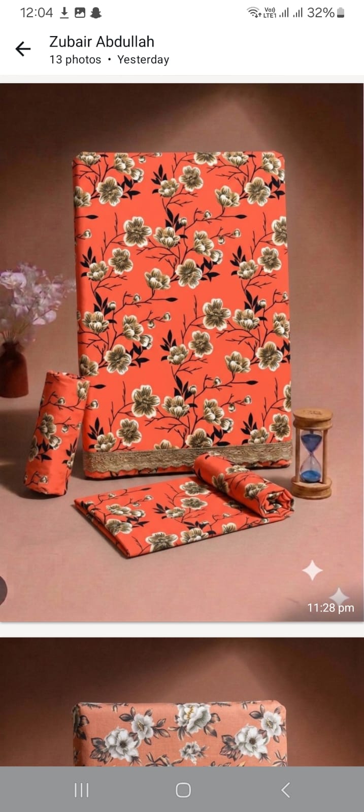 Cambric Cotton 2-Piece