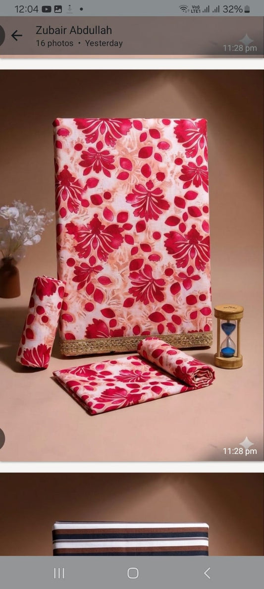 Cambric Cotton 2-Piece